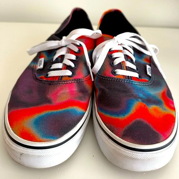 Vans Swirled Rainbow Low Top Size 11 - Picture 2 of 7